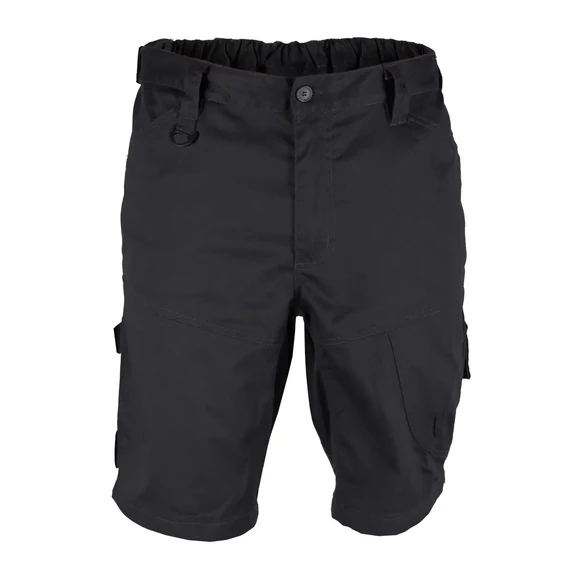 Munka rövidnadrág spandexszal, rövid munkanadrág, DEDRA BH33ST-L, L méret, 220 g/m2 tömegű, szürke