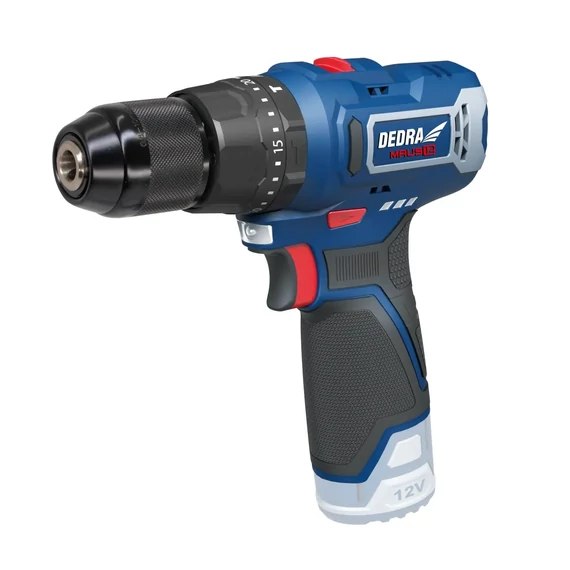 12V DEDRA MAUS DED7331 akkumulátoros ütvefúró-csavarozó: