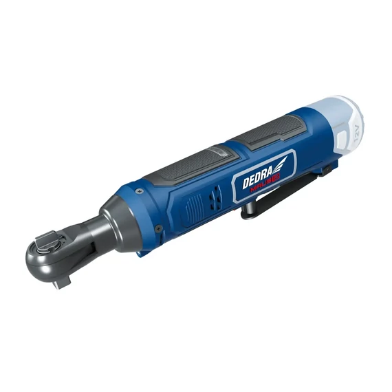 Akkumulátoros szögkulcs 12 V, akkumulátoros racsnis kulcs DEDRA MAUS DED7334, 45 Nm, 3/8" befogás