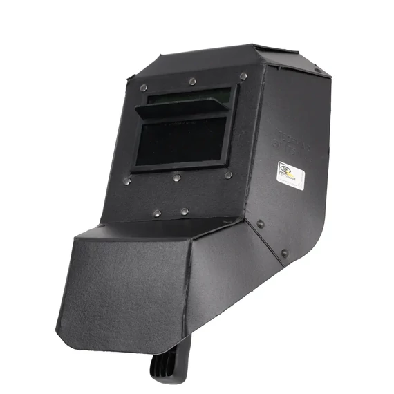 DEDRA DES013A hegesztőpajzs, méretek 372x222x80 mm, szűrő 50x100