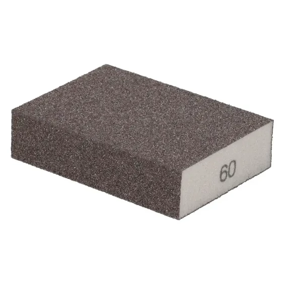 Elektrokorund csiszolótömb DEDRA FF1180, szemcseméret 180, 100x68x25 mm