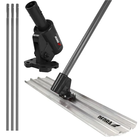 Kézi beton simító, építőipari simító DEDRA ML54001, beton simítása