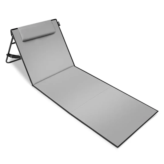 DEDRA N1040 állítható háttámlás strandmatrac, összecsukható, méretek 160x51x2 cm