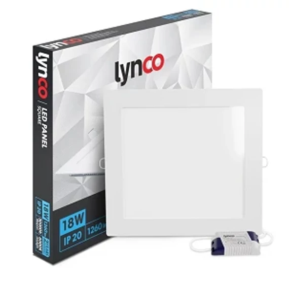 Led panel falon kívűli 24W 6000K 300×300 négyzet