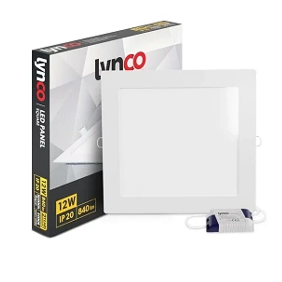 Led panel süllyesztett 12W 3000K 170×170 négyzet