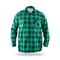 Flanel ing zöld, méret M, 100% pamut