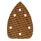 Delta csiszolópapír 140x140x80mm, 60gr, tépőzáras, 5db-os szett  DED7941R1