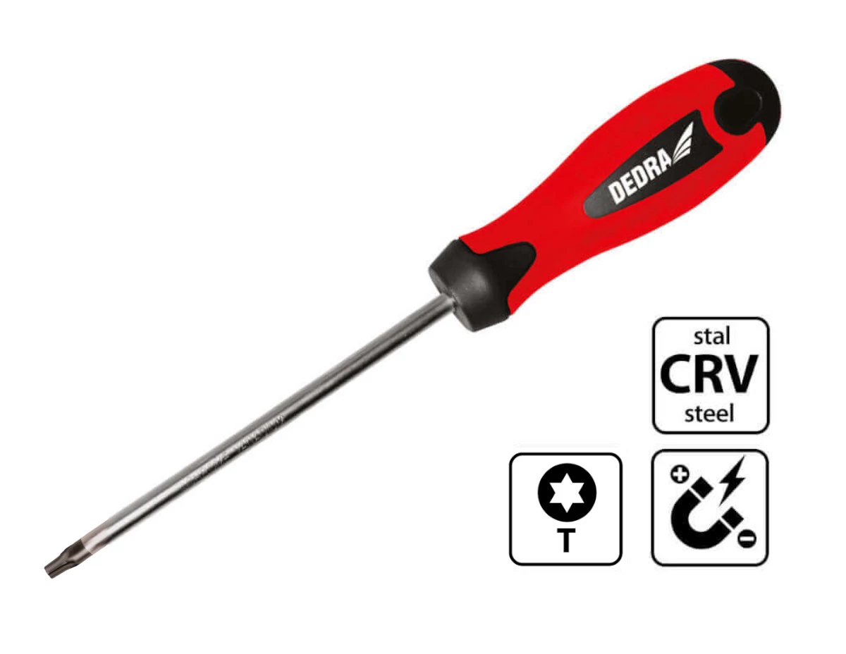 Csavarhúzó Torx T6x60mm, CrV